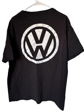 Volkswagen VW Bug Beetle Bus Black Graphic Logo Tee Men’s XL